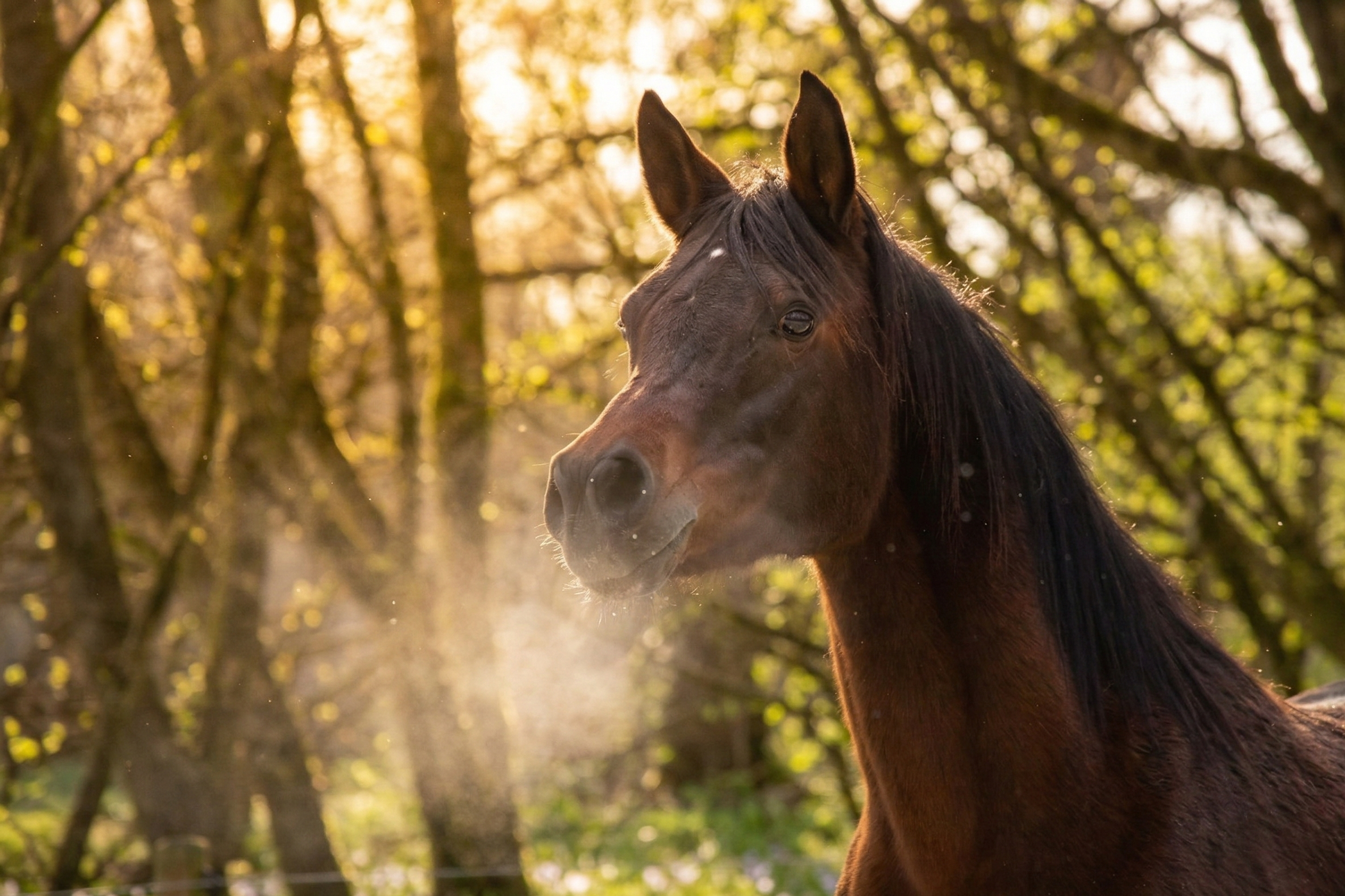 Frostiger & sonniger Frühlingsmorgen