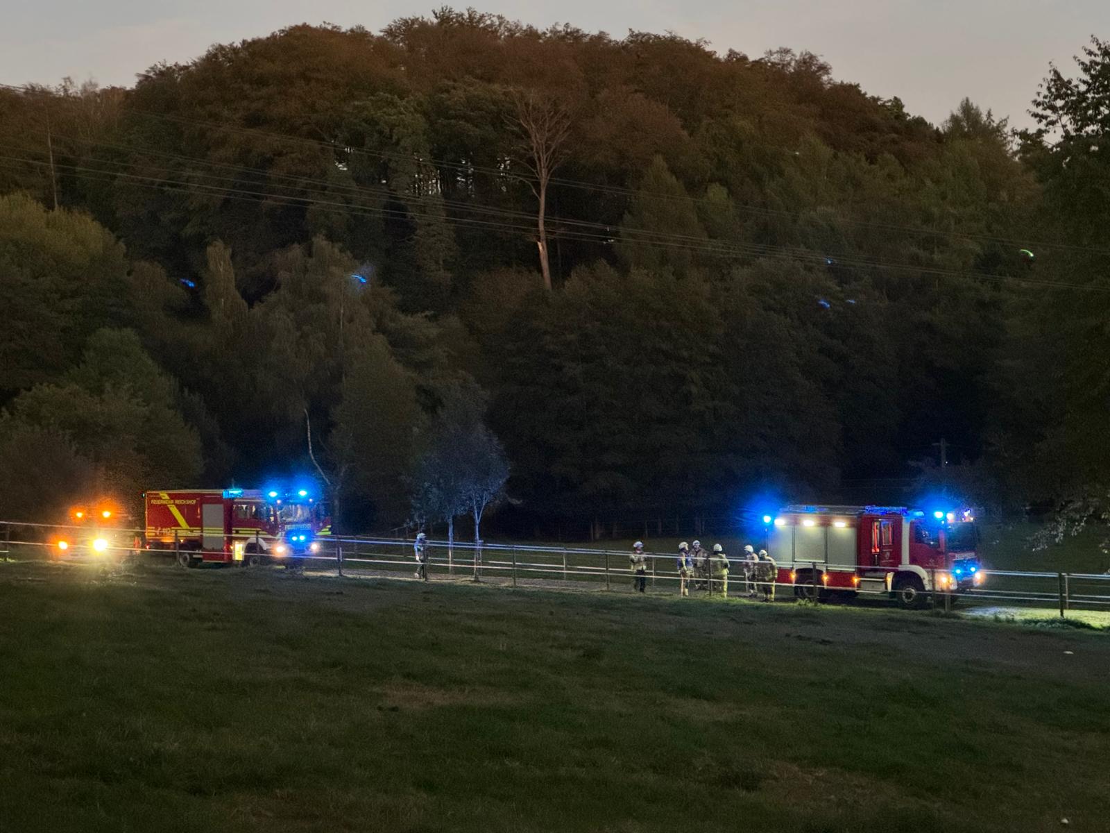 Blaulicht im Tal: Die Feuerwehr Reichshof zu Gast auf dem Borner Hof